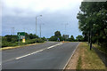SP0346 : A44 Approaching Evesham Road Roundabout at Twyford by David Dixon