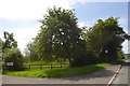 Bus stop at road to Cadley Farm