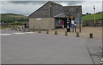 SY4690 : West Bay Road Car Park public toilets, West Bay by Jaggery