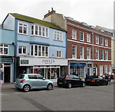 SY3492 : Joules and a former Lloyds Bank branch in Lyme Regis by Jaggery