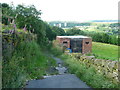 Buckley Lane at the end of the tarmac, Ovenden Wood, Halifax