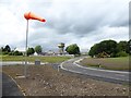 H4771 : Windsock, Omagh New Hospital by Kenneth  Allen