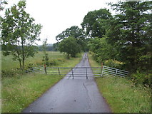 NS9674 : Gated road to Carribber Mill by JThomas