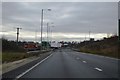 Slip road from A421 to M1