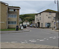 SY4690 : Junction of Station Road and West Bay Road, West Bay, Dorset by Jaggery