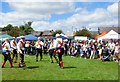 SJ9593 : The Manchester Morris Men at Gee Cross Fete 2017 by Gerald England