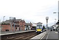 Stationary train on the passing loop at Whitehead