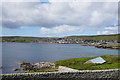 Looking west from The Knab, Lerwick