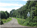 Moor Lane, north of Knapton