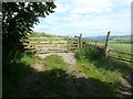 Gate on Sowerby Bridge FP34 at West Field, Luddendenfoot