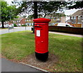 Queen Elizabeth II pillarbox on a Rumney corner, Cardiff