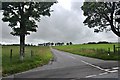 A long straight on the road through Glen Almond