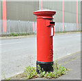 Pillar box BT3 823D, Duncrue Pass, Belfast (July 2017)