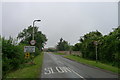 Stonesby Road entering Waltham On The Wolds