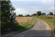 TM3559 : Mill Lane at the A12 end by Robert Eva
