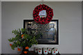 War Memorial Plaque, St Peter