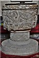 Stone, St. John the Baptist Church: The magnificent Norman font 1