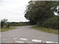 Crossroads on Wood End Lane