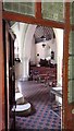 SP3828 : North aisle doorway at St John the Evangelist, Little Tew by Chris Brown