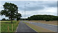 New road and cyclepath at New Lubbesthorpe