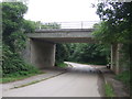 A394 bridge over National Cycle Route 3, Gwallon