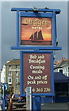 SW4729 : Sign for the Lugger Inn, Penzance by JThomas