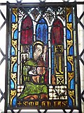 SP1100 : Stained glass window, Meysey Hampton church by Philip Halling