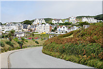 SS4543 : Houses with a sea view at Woolacombe by Bill Boaden
