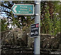 Frome Valley Walkway and Avon Cycleway direction signs, Nibley, South Gloucestershire