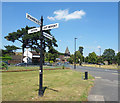 Old Style Signpost on the Green