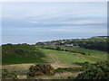 Looking across the golf course to Overstrand