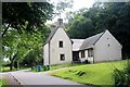 House with crow-steps in Pollock Country Park