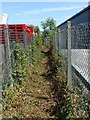 Footpath through the industrial estate