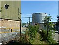 Footpath through the industrial estate