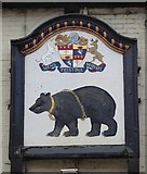 SU3368 : Inn sign: The Bear Hotel, Hungerford by Stefan Czapski