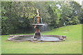 TQ6039 : Pulhamite and terracotta Fountain by N Chadwick
