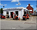 Tracked equipment on a Station Road corner, Yate