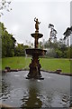 TQ6039 : Pulhamite and terracotta Fountain (set of 3 images) by N Chadwick