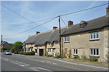 SP4214 : Thatched Hairdressers, Long Hanborough by Des Blenkinsopp