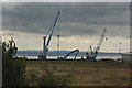 Cranes on Mersey Wharf