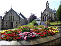 H4472 : Trinity Hall and Presbyterian Church, Omagh by Kenneth  Allen