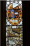 SP1839 : Ebrington, St. Eadburgha's Church: Arms of the Keyte and Coventry families by Michael Garlick
