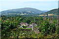 View over Gilwern from the Monmouthshire and Brecon Canal