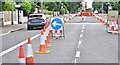 Drainage works, Upper Newtownards Road, Belfast (July 2017)