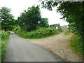 Footpath from Painswick Old Road at Folly Lane, Slad