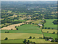 Farmland near Kimbles from the air