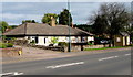 High Street bungalows and bus shelter, Aylburton