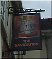 Sign for the Navigation public house, Kings Norton