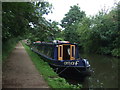 Narrow boat Araf on the Worcester and Birmingham Canal, King