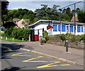 Zigzag markings on Church Road, Aylburton